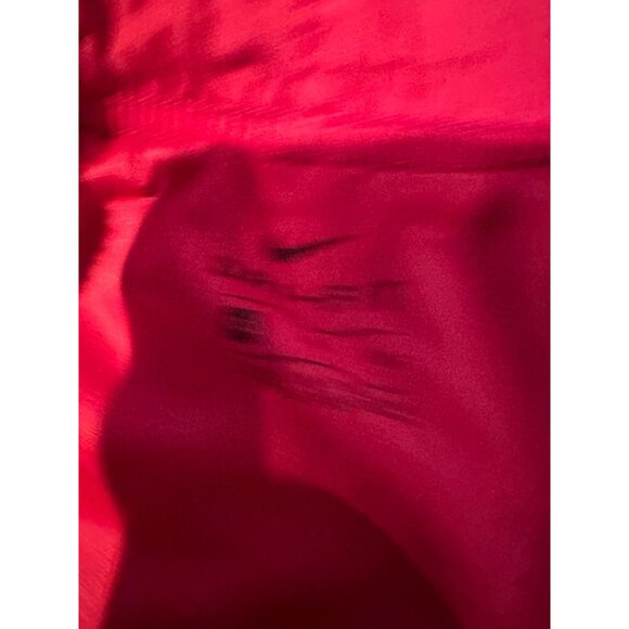 Nike Dri-Fit Running Shorts XL Red White Black Trim Built-In Liner Lightweight - Picture 8 of 9